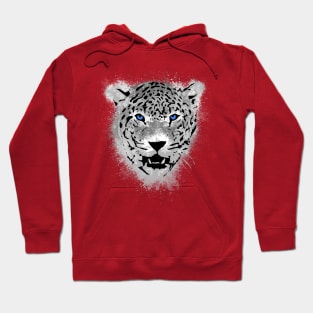 White Tiger - Paint Splatters Hoodie